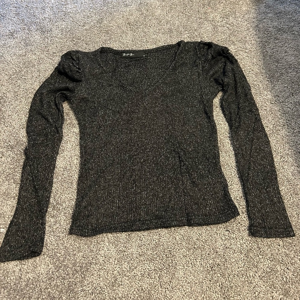 Brit & Bri, xs, charcoal long sleeve